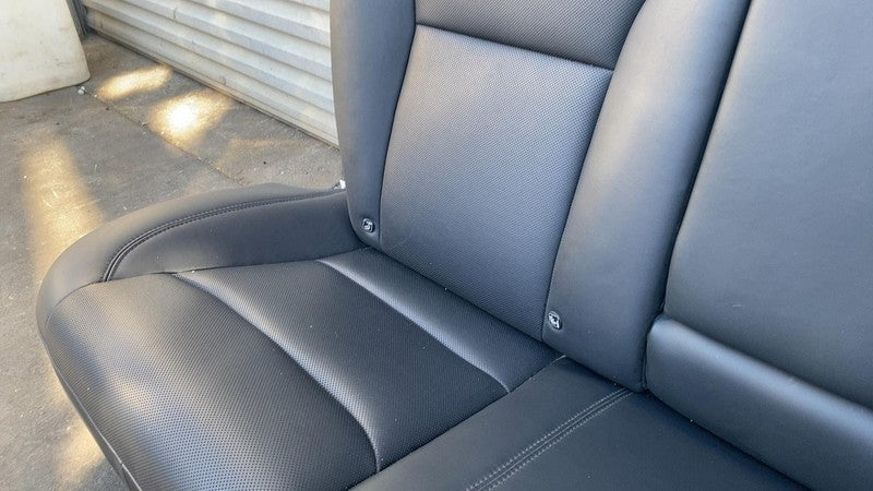⭕ 24-25 Model 3 Rear 2nd Row Black Leather Seat Upper + Lower Cushion Perforated