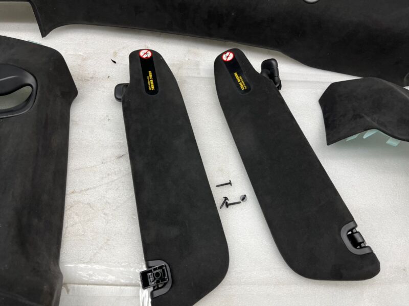 100745802C 2016-2020 Tesla Model S SET of Ceiling Headliner Sunvisor Upper A + B + C-Pillar
