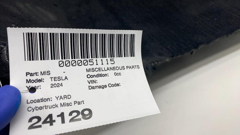 187786599D 2024-2025 Tesla Cybertruck Front Passenger Right Foam Trim Panel Carpet Cover RH