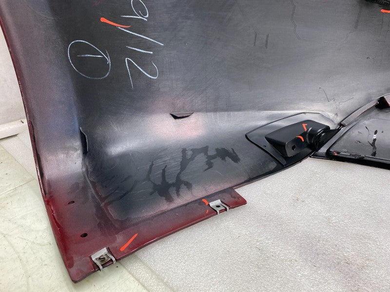 ⭕ 2016-2020 Tesla Model S MS Rear Bumper Cover Red w/ Park Sensor Hole