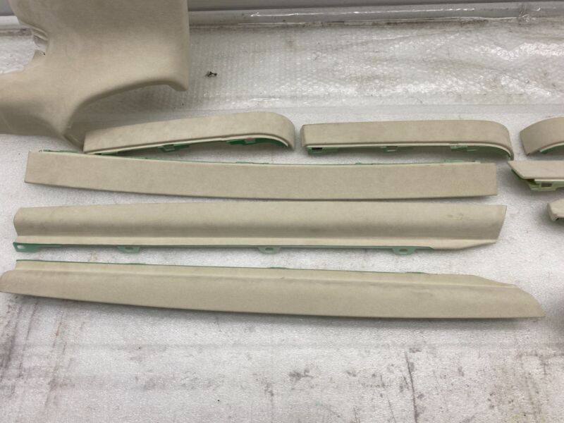 103595403D 2016-2020 Tesla Model X SET of Ceiling Headliner Sunvisor Upper A + B + C-Pillar