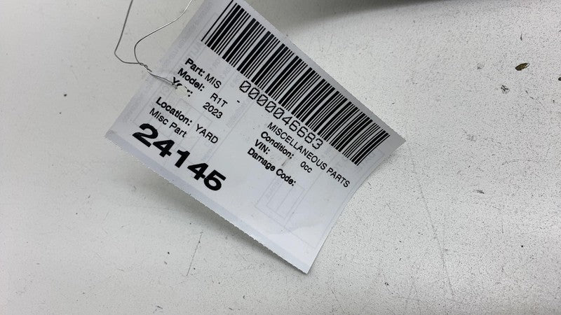 PT00012130E 22-24 Rivian R1T Rear Right Side Cargo Gear Tunnel Trim Panel Cover PT00012130-E