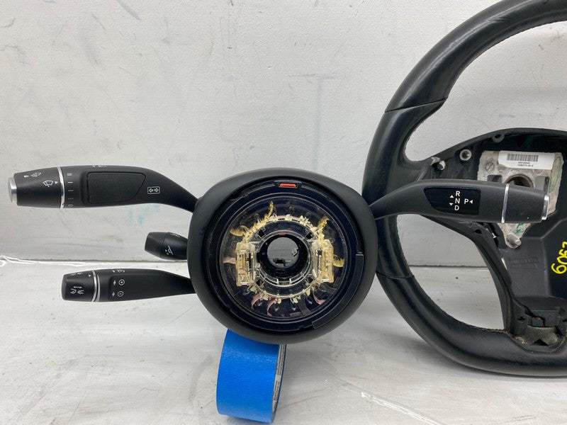 ⭕ 12-20 Model S Steering Wheel Leather w/ Wiper Turn Signal Switch 103