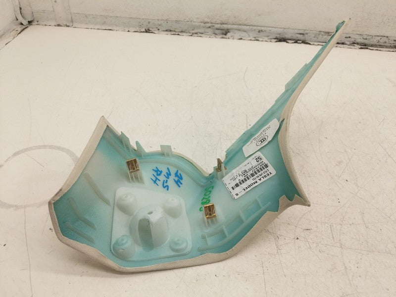 ⭕ 12-20 Tesla Model S Rear Passenger Side C-Pillar Upper Trim Right 10