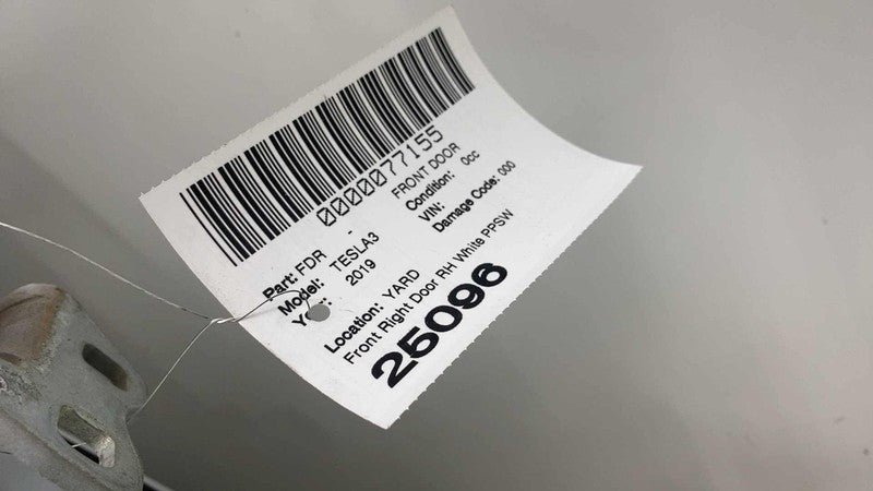 ⭕ 2017-2020 Tesla Model 3 Front Passenger Door Shell Panel Right RH Wh