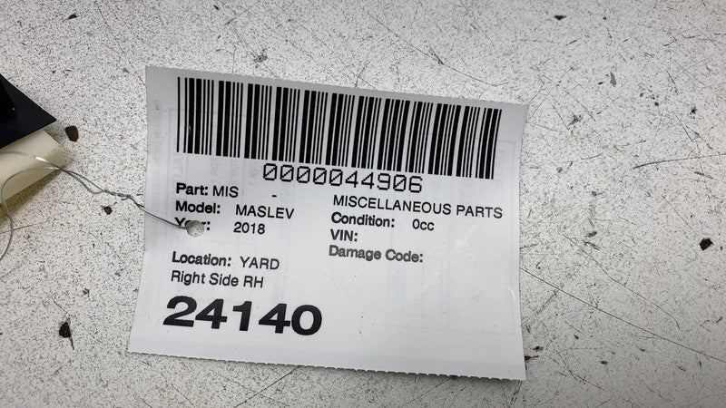 670040367 ⭕ 2017-2020 Maserati Levante Right B-Pillar Upper Trim Cover Panel OEM 670040367