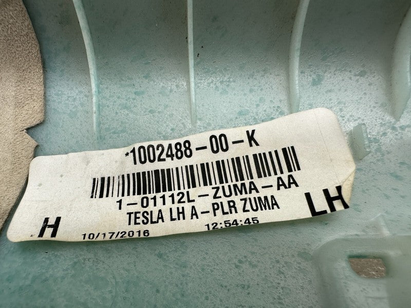 100248800K ⭕2012-2020 Tesla Model S Driver Side A-Pillar Trim Cover Upper Left 1002488-00-K