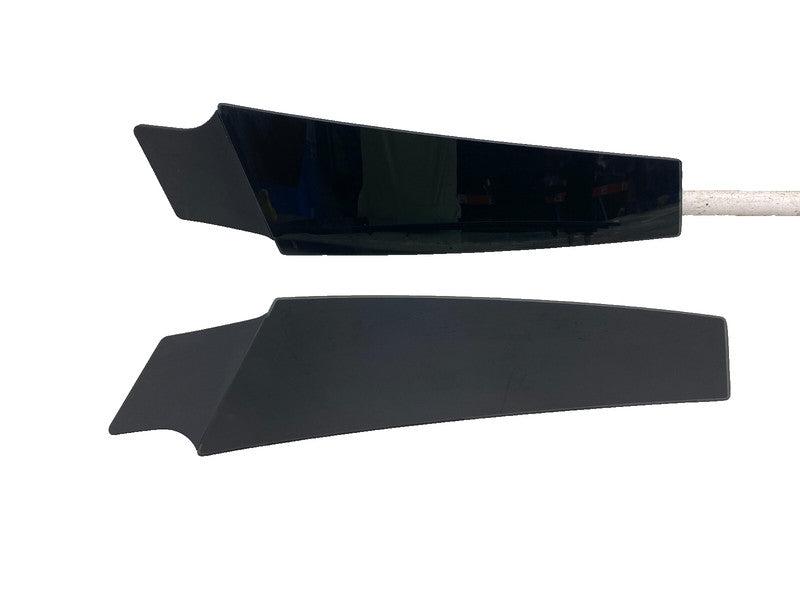 14942 12-15 Model S Left & Right Side B-Pillar Molding Applique Glass Trim 14942/14941