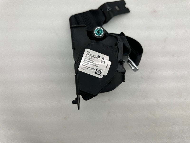 1493784 01 C ⭕ 20-23 Tesla Model Y 2nd Row Left or Right Seat Belt & Retractor 1493784-01-C