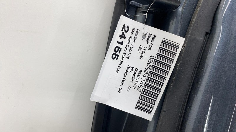 ⭕ 2012-2015 Tesla Model S Rear Passenger Side Door Shell Panel Right G