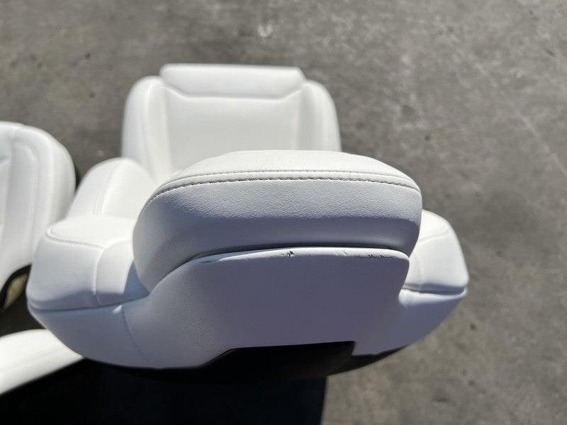 ⭕ 18-20 Tesla Model S Left & Right Front Bucket Seat + Rear 2nd Row Se