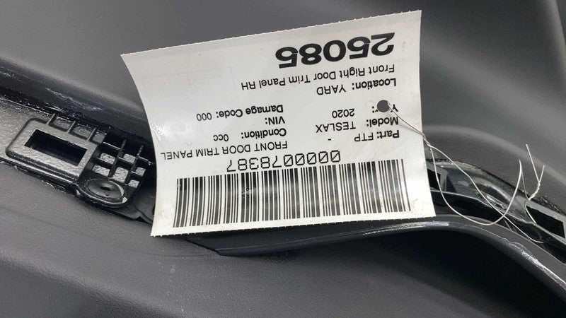 1055483-21-M ⭕2016-2020 Tesla Model X Front Passenger Door Panel Trim Card Right 1055483-21-M