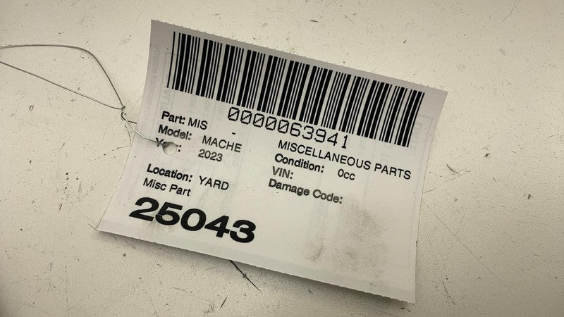 STR2400277 ⭕ 21-24 Ford Mustang Mach-E Overhead Roof Exterior Shark Fin Antenna w/ Molding