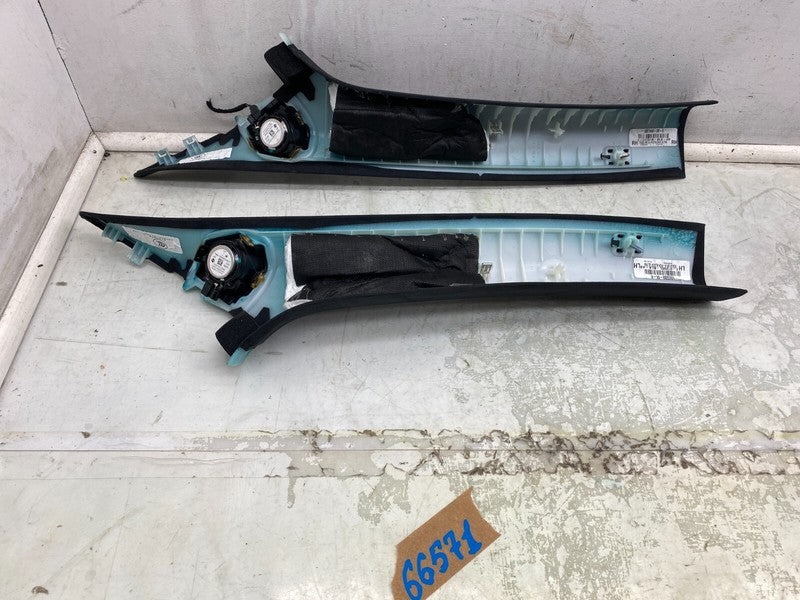⭕ 12-20 Model S Front Left & Right A-Pillar Upper Trim 1007440-06-K/10