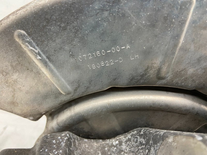 180713 D ⭕16-20 Model X Rear Driver Left Spindle Knuckle & Brake Dust Shield 1072160-00-A