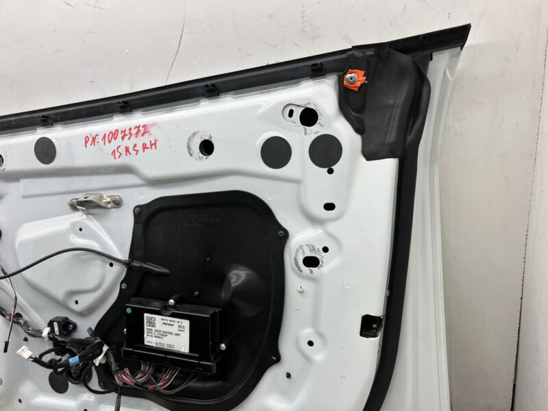 2012-2015 Tesla Model S MS Front Door Shell Panel Right RH Assy OEM White PBCW