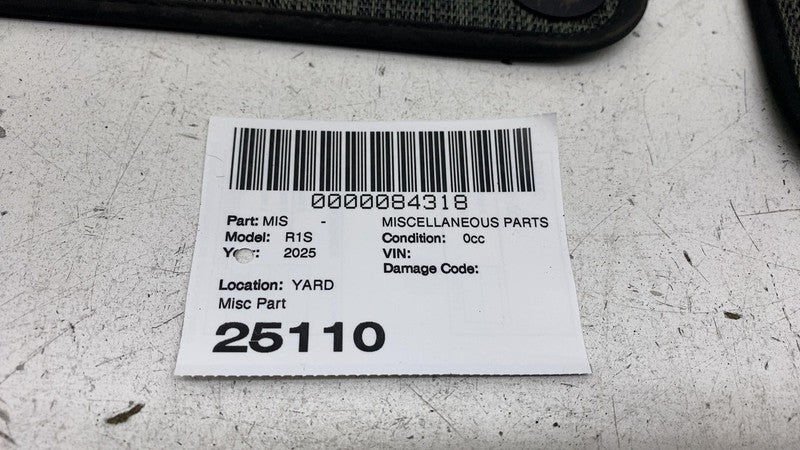 ⭕ 2025 Rivian R1S Front & Rear Floor Carpet Mat Cover SET of 3 OEM PT0