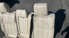 ⭕ 2014 Land Range Rover Sport Rear 2R Row Seat Lower + Upper Cushion Beige Assy