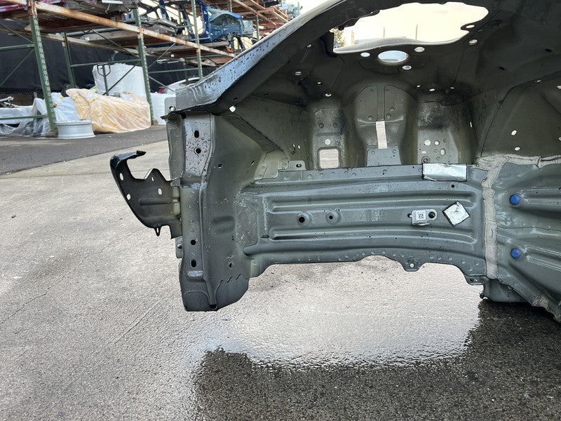 2017-2023 Tesla Model 3 Front Left Apron Frame Rail Structural Cut Black - PBSB