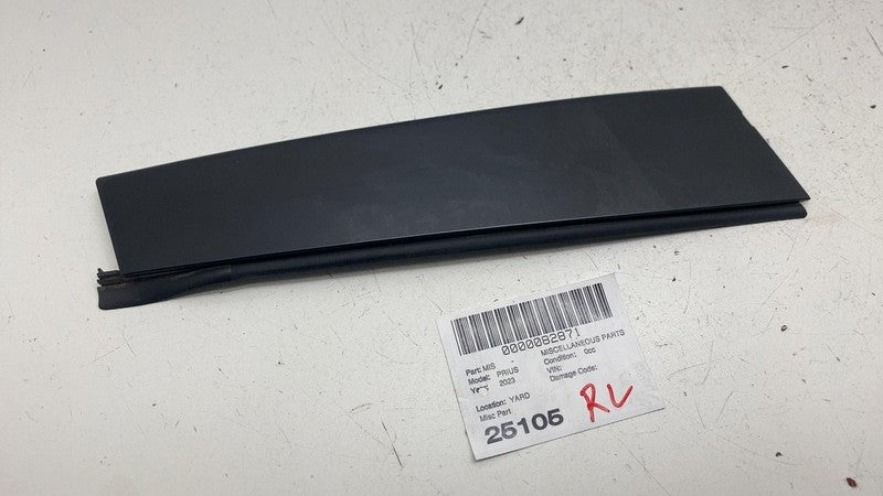 75762 ⭕ 2023-2025 Toyota Prius Rear Driver Side Door Window B-Pillar Applique Left LH
