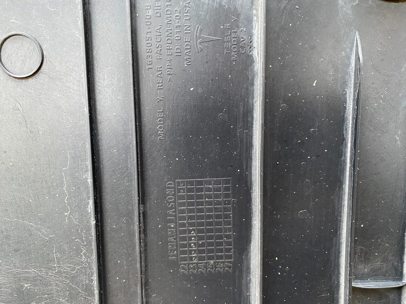 1638051 00 B ⭕ 20-23 Model Y Rear Bumper Diffuser Lower Splash Shield Undertray 1638051-00-B