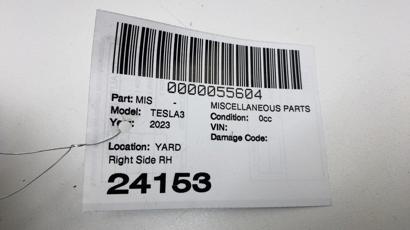 108629900L 2017-2023 Tesla Model 3 Passenger Side B-Pillar Lower Trim Cover Panel Right OEM