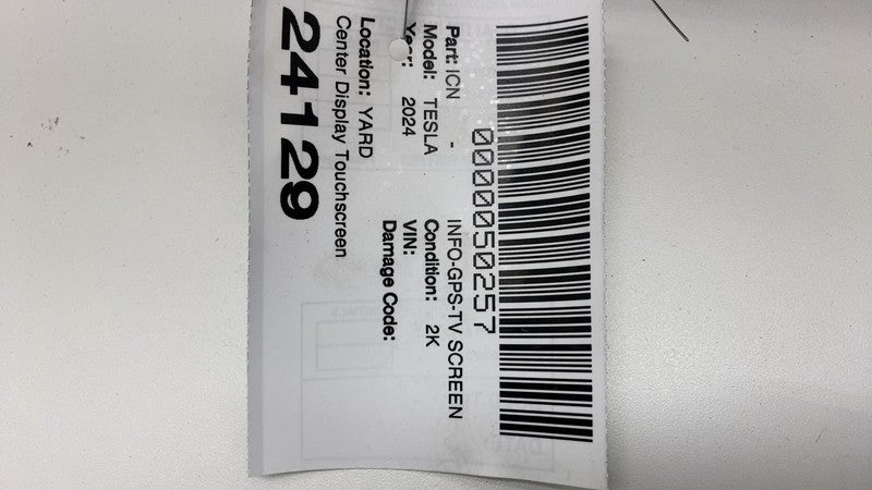 2024 2025 Tesla Cybertruck Center Dash Media Touch Screen Display 1875