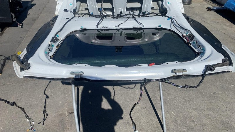 ⭕2012-2015 Tesla Model S Rear Tailgate Hatch Panel & Liftgate Glass Wh