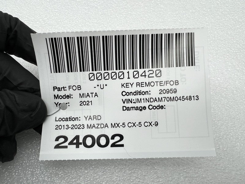 ⭕ 16-24 Mazda MX-5 Miata Keyless Entry Receiver Control Module Unit KD