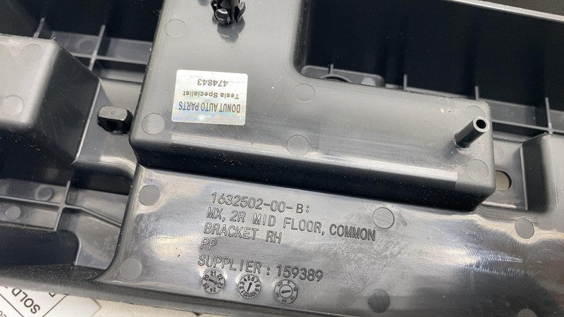 ⭕ 2021-2023 Tesla Model X SET 2nd Row Seat Carpet Floor Bracket Outboa