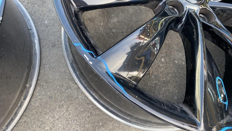 2012-2015 Tesla Model S MS PAIR of 21" Alloy Wheel Rim 21x8.5J + 40MM 