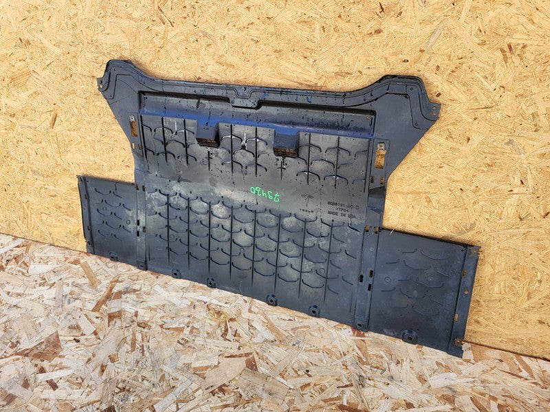 6008191 00 D ⭕ 2012-2015 Tesla Model S Rear Under Tray Splash Aero Shield Cover 6008191-00-D