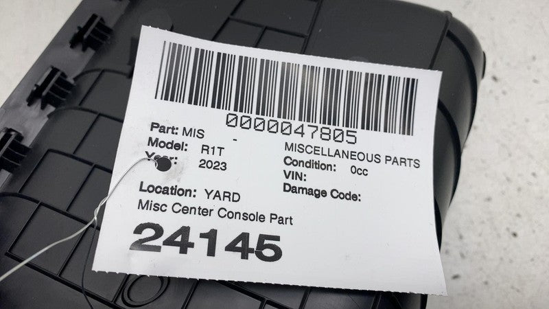 ⭕ 22-24 Rivian R1T Center Console Compartment Speaker Tray Box Insert 