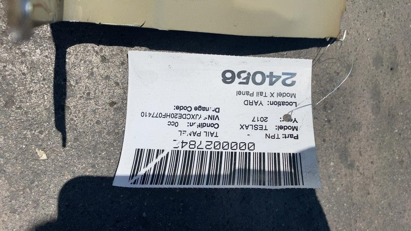 ⭕ 2016 2017 2018 2019 2020 Tesla Model X Rear Tail End Complete Body Frame Panel