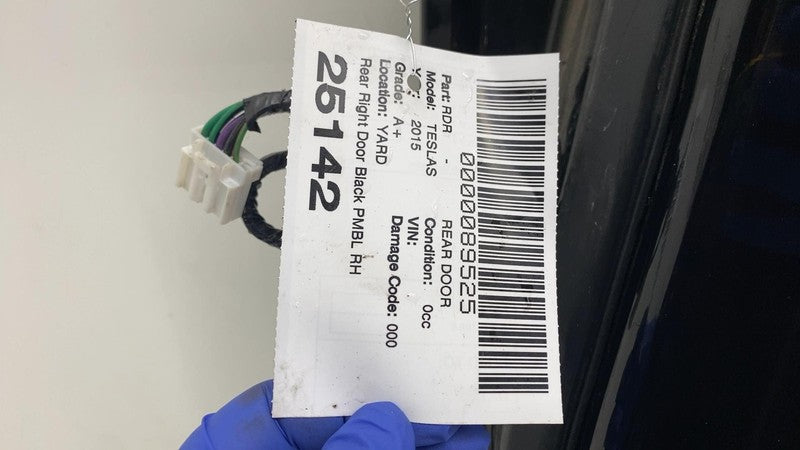 ⭕ 2012-2015 Tesla Model S Rear Passenger Side Door Shell Panel Right B