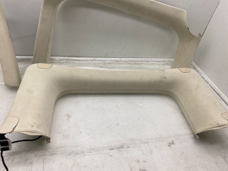 103595403D 2016-2020 Tesla Model X SET of Ceiling Headliner Sunvisor Upper A + B + C-Pillar