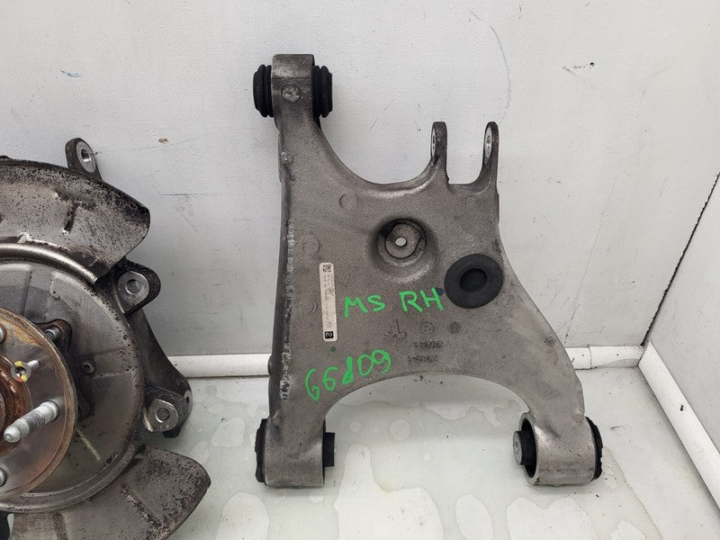 ⭕ 12-15 Tesla Model S MS SET Rear Right Spindle Knuckle & Control Arm 