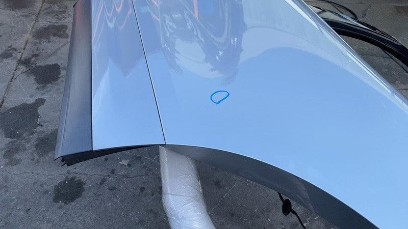 2011-2018 Porsche Cayenne Rear Driver Side Door Shell Panel Left Silver - LX7W