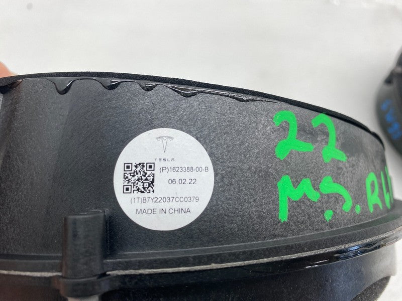 149004000B ⭕ 21-23 Model S Rear Left Side Door Audio Speaker Woofer w/ Bracket 1490040-00-B