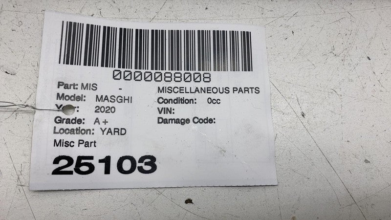 ⭕ 2014-2020 Maserati Ghibli Front Left & Right Door Sill Scuff Plate T