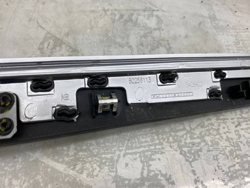 ⭕ 16-20 Tesla Model X Front Driver Side Door Decor Trim Left Black 103