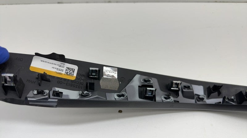 ⭕ 16-20 Tesla Model X SET of Front & Rear Left & Right Door Molding Tr