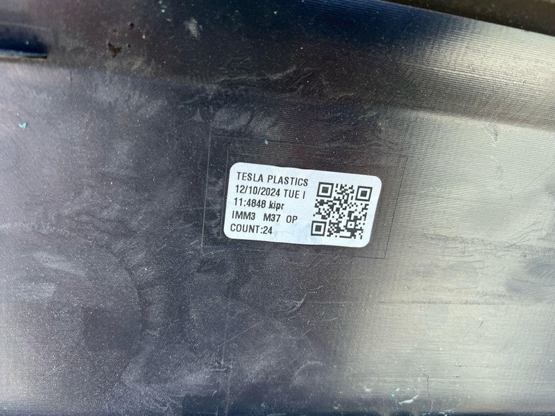 ⭕ 2021-2024 Tesla Model X Rear Bumper Cover Assy w/ Park Sensor Holes Black PBSB