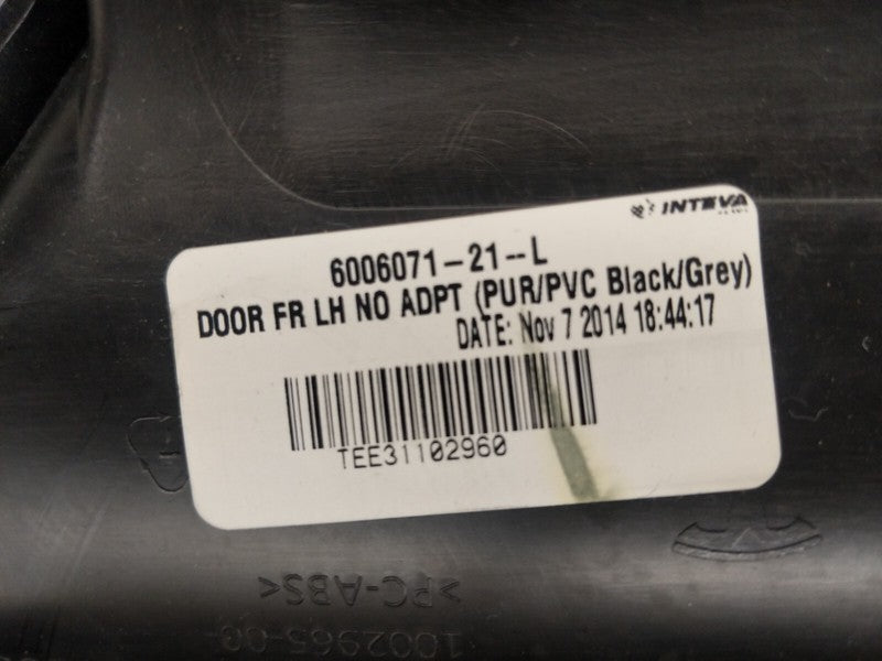6006071 21 L ⭕12-15 Tesla Model S Front Left Interior Door Panel Trim Card Cover 6006071-21-L