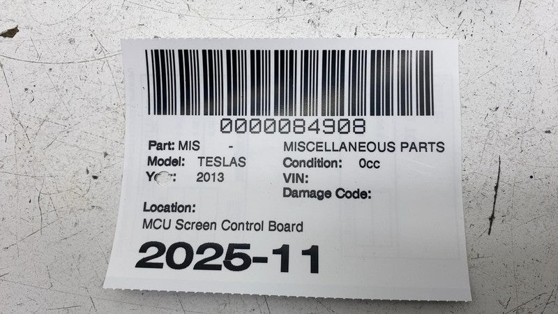⭕ 2012-2015 Tesla Model S MS Monitor Touch Screen Control Board OEM 10