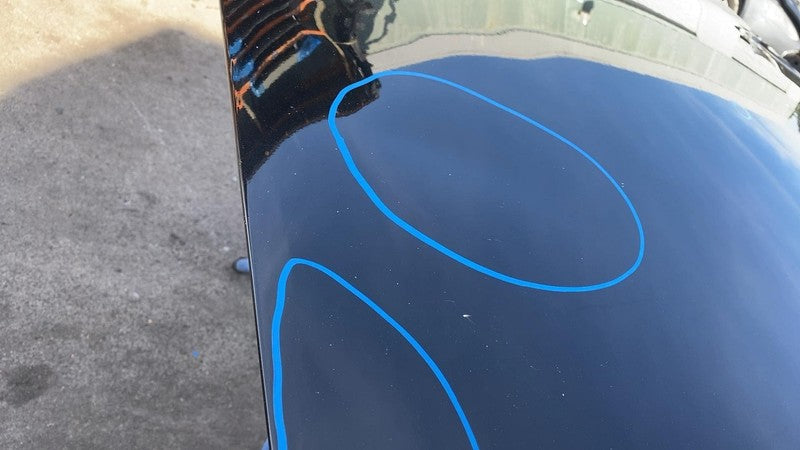 2012-2015 Tesla Model S MS Front Bonnet Hood Shell Panel Assembly Black - PBSB