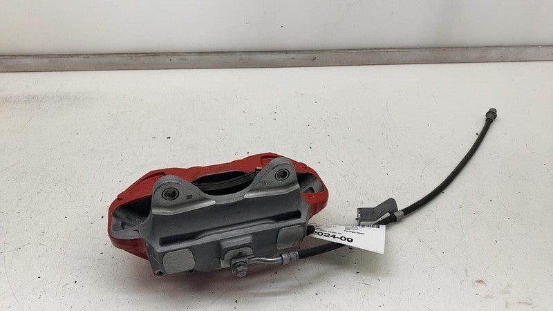 ⭕ 20-23 Tesla Model Y Front Passenger Side Caliper Red w/ Brake Hose L