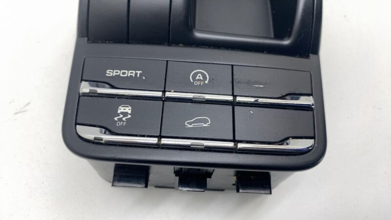 7P5927127 2011-2014 Porsche Cayenne Turbo Suspension Mode Selector Switch Button Panel OEM