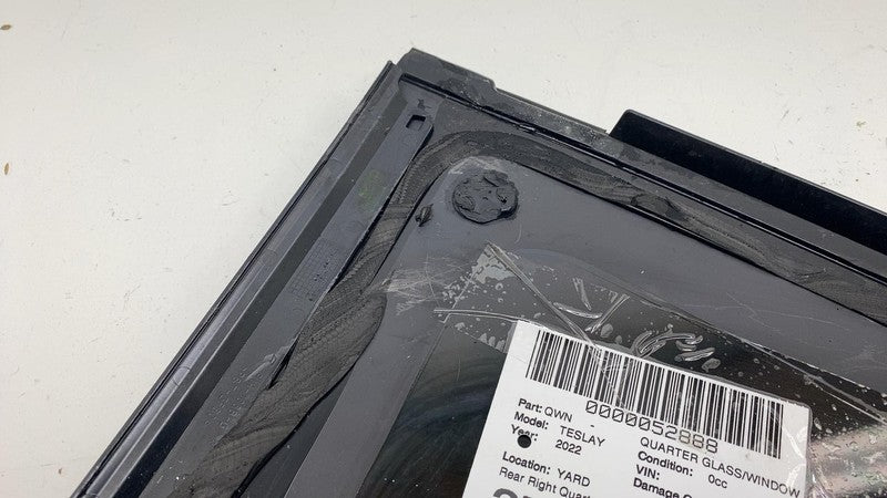 ⭕ 2020-2024 Model Y Rear Passenger Side Quarter QTR Window Glass RH 16