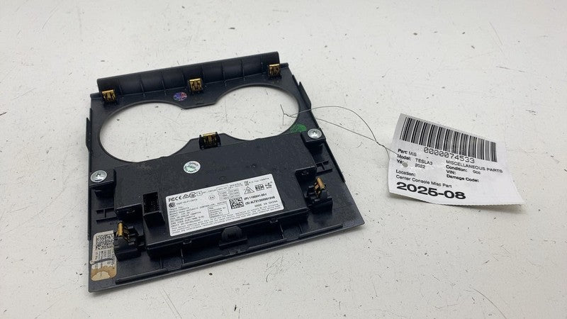 110024100J ⭕ 2017-2023 Model 3 Center Console Security Locking Module w/ Trim 1100241-00-J